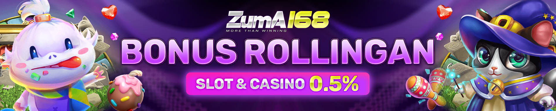 Zuma168 Bonus Rollingan